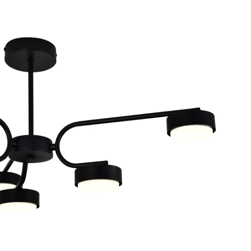 Светильник на штанге 100007/6R GX53*15W Black фото 3