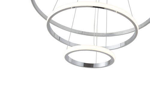 Люстра подвесная светодиодная хром LED 120Вт D40+60+80см Zortes RINGOLIGHT ZRS.33321.120C фото 6 Люстра подвесная светодиодная хром LED 120Вт D40+60+80см Zortes RINGOLIGHT ZRS.33321.120C фото 6