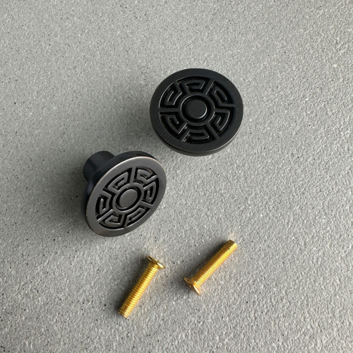 Ручка-кнопка MOS002 black фото 5 Ручка-кнопка MOS002 black фото 5