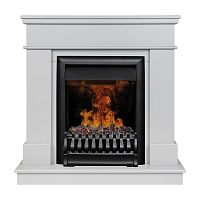 Электрокамин RealFlame Selena STD GR платиновый с очагом Oregan