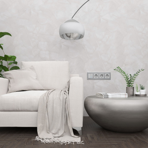 Рамка из металла на 4 Аluminium алюминий W0041706 фото 3