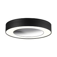 359277 OVER NT23 280 черный Светильник накладной светодиодный IP20 LED 18W 85-265V 1350Лм 3000К MIRROR