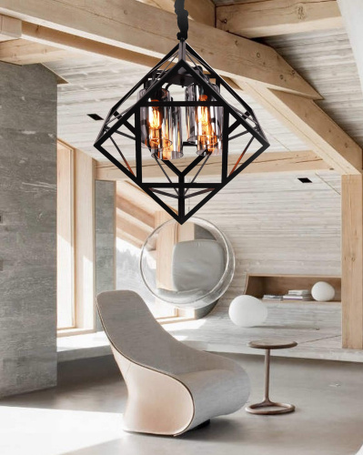 Подвесной светильник Lumina Deco Brutte LDP 11339-4 BK фото 4 Подвесной светильник Lumina Deco Brutte LDP 11339-4 BK фото 4