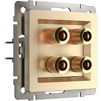 Акустическая розетка (шампань) W1185011