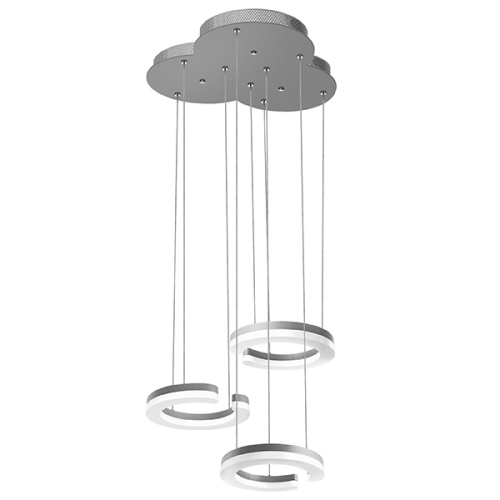 763339 Подвес UNITARIO 34.5W LED 3795LM СЕРЕБРО МАТОВЫЙ 3000K 763339 Подвес UNITARIO 34.5W LED 3795LM СЕРЕБРО МАТОВЫЙ 3000K