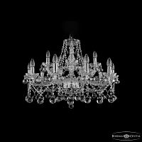 Люстра хрустальная 1413/10+5/300 Ni Balls Bohemia Ivele Crystal (Богемия Ивеле Кристалл)