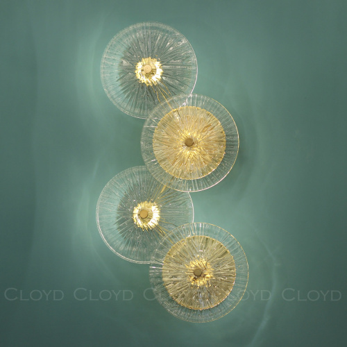 Бра Cloyd HELION-A W4 / выс. 62 см - латунь (арт.20160) фото 3