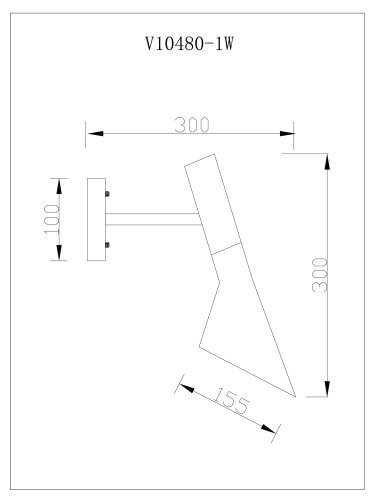 Бра Moderli V10480-1W Turin фото 2