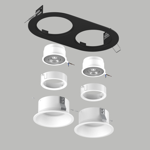 D6570606WMOD Светильник DOMINO ROUND под LED модуль/лампу МR16 (214657+214606+214606+214006+214006) фото 3 D6570606WMOD Светильник DOMINO ROUND под LED модуль/лампу МR16 (214657+214606+214606+214006+214006) фото 3