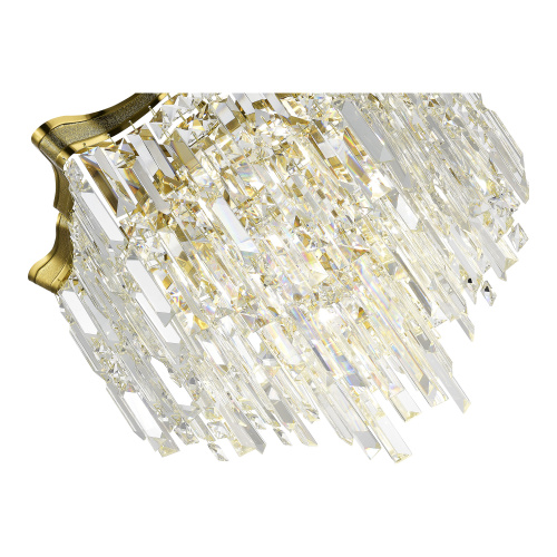 SL1659.303.07 Светильник подвесной ST-Luce Латунь/Прозрачный E14 7*60W OFELIA фото 3