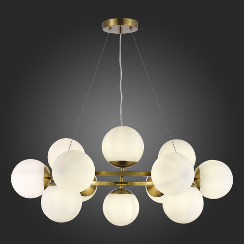 SLE1191-203-12 Светильник подвесной Золотистый/Белый E27 12*60W FRATTA фото 5