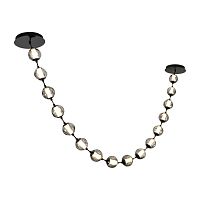 Подвесной светильник OD2437A-16 pearl black/smoke