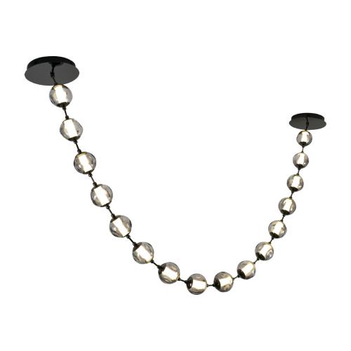 Подвесной светильник OD2437A-16 pearl black/smoke