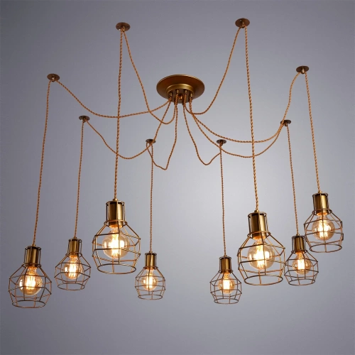 Подвесная люстра Arte Lamp INTERNO A9182SP-8BZ фото 2 Подвесная люстра Arte Lamp INTERNO A9182SP-8BZ фото 2