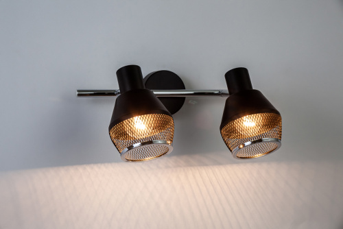 Спот Escada 1116/2A E14*40W Black/Chrome фото 2