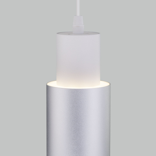 Подвесной светодиодный светильник 50204/1 LED белый/матовое серебро фото 4 Подвесной светодиодный светильник 50204/1 LED белый/матовое серебро фото 4