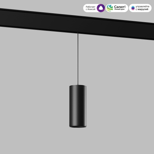 Умный трековый светильник 15W 2700-6500K Dim Amend чёрный Slim Magnetic 85073/01 фото 3