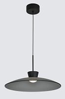 Подвесной светодиодный светильник Alfa Light F3924-80 black+Grey glass F3924-80