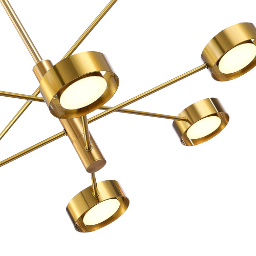 SL6504.302.08 Светильник потолочный ST-Luce Латунь/Латунь LED 8*5W 3000K VICO фото 2