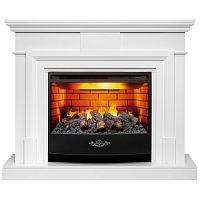 Электрокамин RealFlame Marco 25,5/26 WT белый с очагом 3D Firestar 25,5
