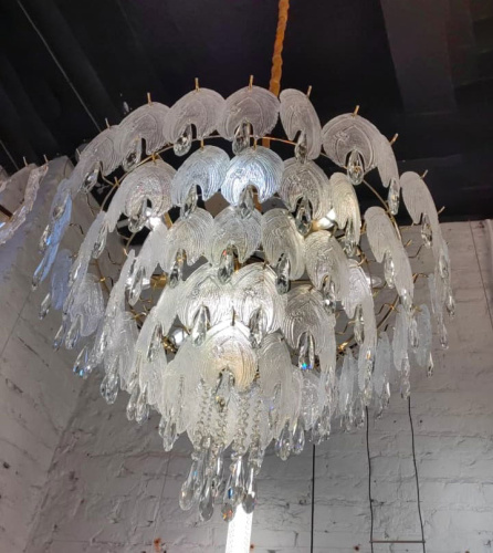 Люстра 6489P/D800 gold/clear фото 2