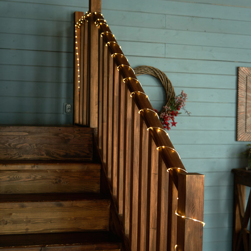 Светодиодная гирлянда Feron CL587 линейная Мини Дюралайт 2700К с контроллером, 15м, c питанием от сети 220V фото 2