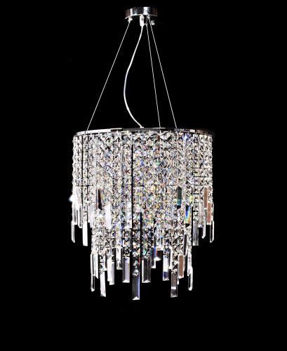 Хрустальная подвесная люстра Lumina Deco Zucchero LDP 2159-350 CHR Хрустальная подвесная люстра Lumina Deco Zucchero LDP 2159-350 CHR
