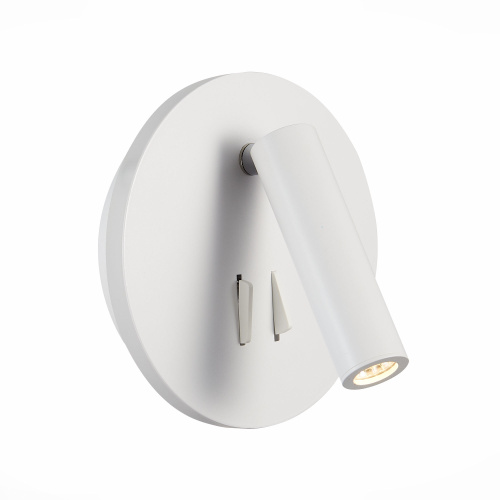 SL1586.513.01 Светильник настенный Белый LED 1*8W 3000K 624Lm Ra>80 24° IP20 L-xW155xH155 170-240V Настенные светильники фото 2