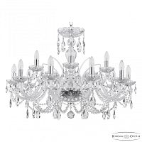 Люстра хрустальная 105/10+5/300 Ni Bohemia Ivele Crystal (Богемия Ивеле Кристалл)