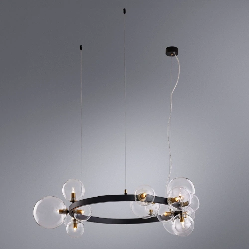 Подвесная люстра Arte Lamp VINCENT A7790SP-15BK фото 2 Подвесная люстра Arte Lamp VINCENT A7790SP-15BK фото 2