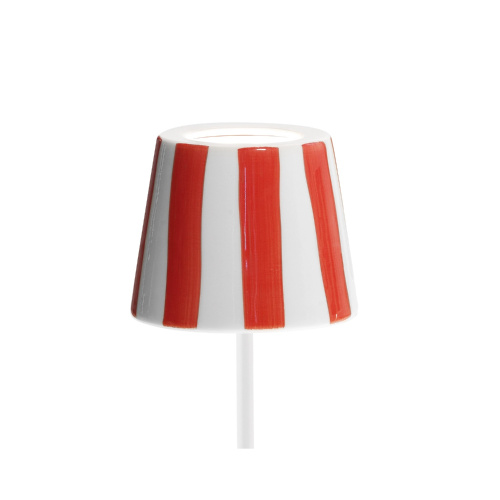 Абажур Poldina d13 cm Red stripes