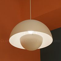 Подвесной светильник Cloyd ERMA-B P1 / Ø37 см - белый (арт.11398)