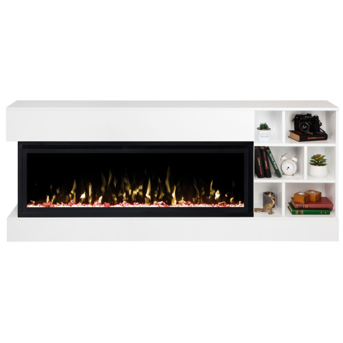 Электрокамин RealFlame Dixon 50 WT белый с очагом Saphir 50 фото 2 Электрокамин RealFlame Dixon 50 WT белый с очагом Saphir 50 фото 2