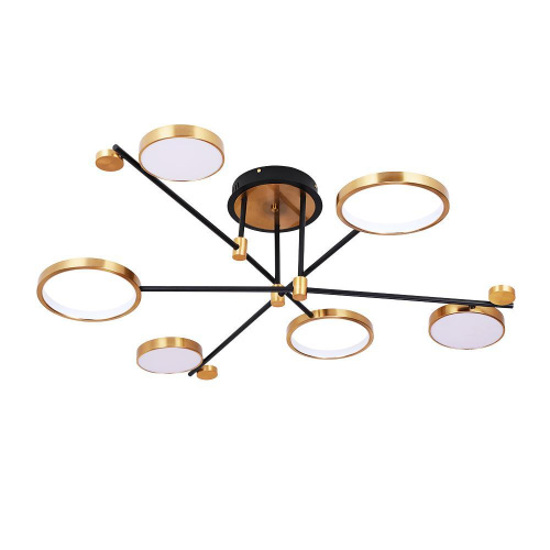 Потолочная светодиодная люстра Arte Lamp Holly A1364PL-6PB Потолочная светодиодная люстра Arte Lamp Holly A1364PL-6PB