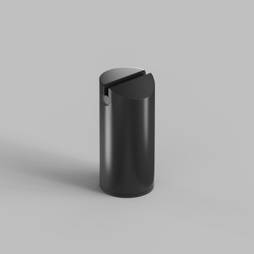 TR5516-BK Утяжелитель для отвесного монтажа трека-ремня Belty, серия Base, D60*H130мм, IP20, черный, алюминий