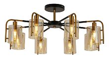 Потолочный светильник Escada 671/8P E14*40W Black/Gold