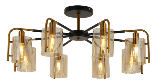Потолочный светильник Escada 671/8P E14*40W Black/Gold Потолочный светильник Escada 671/8P E14*40W Black/Gold