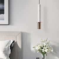 Подвесной светильник Cloyd CLARNET-A P1 / выс. 36 см - бел.мрамор (арт.10796)