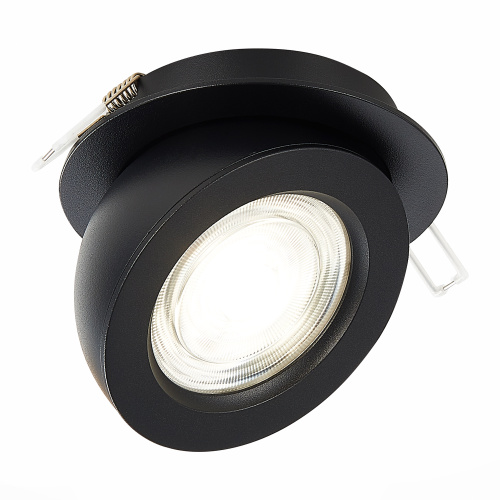 ST654.438.10 Св-к встр. Черный LED 1*10W 3000K 850Lm Ra>90 38° IP20 D109xH60 180-240V Встраиваемые светильники фото 3