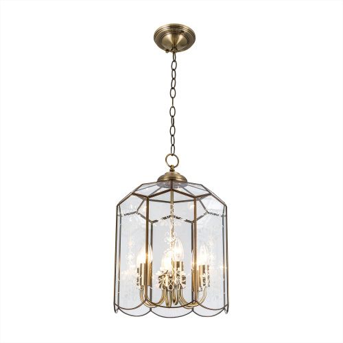 Citilux Витра-2 CL442260 Люстра подвесная витражная Бронза Citilux Витра-2 CL442260 Люстра подвесная витражная Бронза