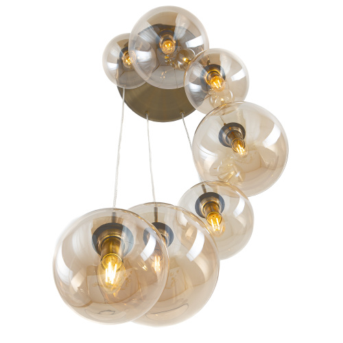 Citilux Томми CL102073 Люстра каскадная с янтарными шарами фото 3 Citilux Томми CL102073 Люстра каскадная с янтарными шарами фото 3