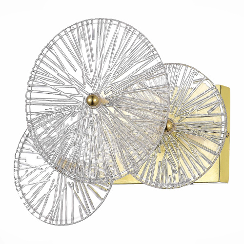 SL1657.201.01 Бра ST-Luce Золотистый/Прозрачный E14 1*40W FLERO фото 4