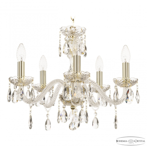 Люстра хрустальная 117/5/165 G Bohemia Ivele Crystal (Богемия Ивеле Кристалл)