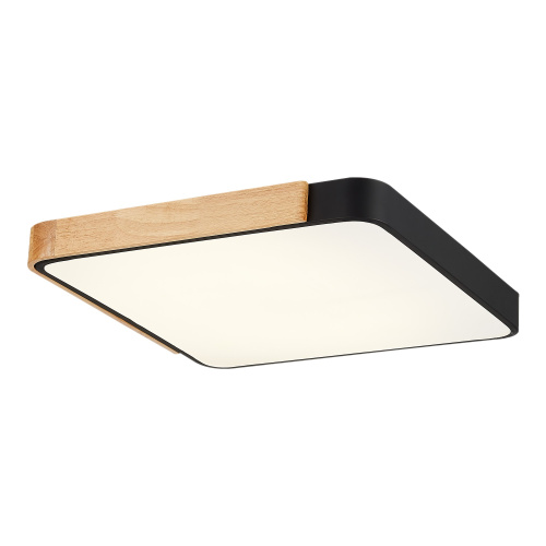 SLE201242-01 Светильник потолочный Черный, Светлое дерево/Белый LED 1*42W 3000K/4000K/6000K FESTA фото 9