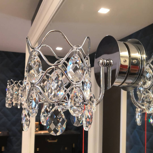 Настенный светильник MB103910-1A chrome/clear фото 4