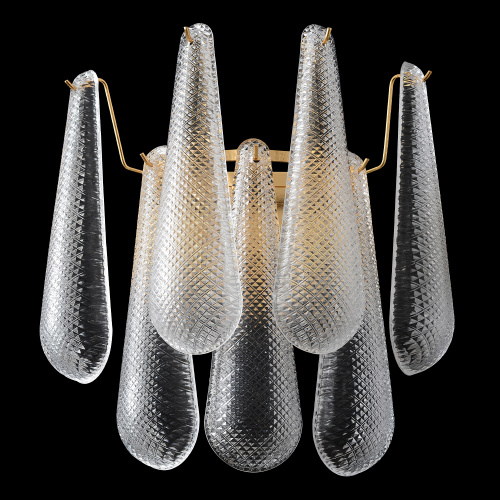 Бра Crystal Lux FONTAIN AP2 GOLD фото 3