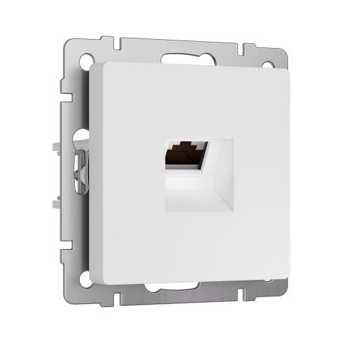 Розетка Ethernet RJ-45 cat. 6A экранированная (белый матовый) W5120001 фото 5 Розетка Ethernet RJ-45 cat. 6A экранированная (белый матовый) W5120001 фото 5