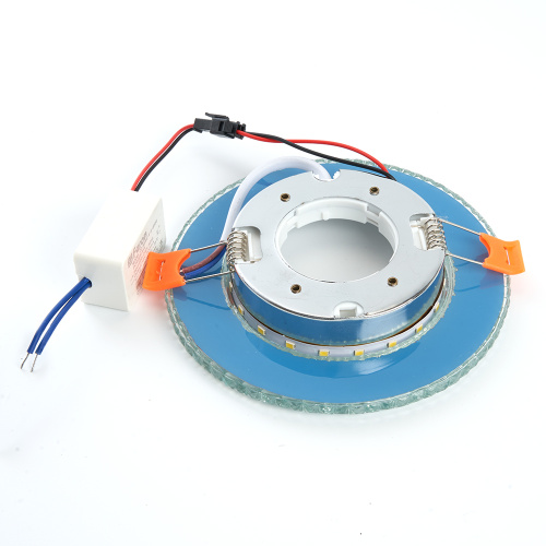 Светильник встраиваемый с белой LED подсветкой Feron CD4020 потолочный GX53 без лампы прозрачный фото 2