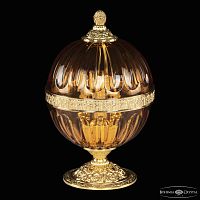 Настольная лампа 5680L/17 G Amber/M-1H Bohemia Ivele Crystal (Богемия Ивеле Кристалл)