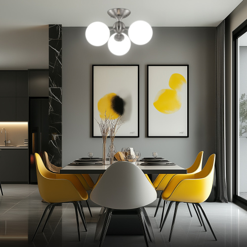Citilux Томми CL102134 Люстра трехрожковая Матовый Хром фото 12 Citilux Томми CL102134 Люстра трехрожковая Матовый Хром фото 12